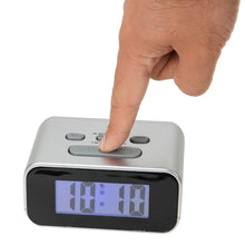Load image into Gallery viewer, William Widdop Digital Alarm Clock With Led Lights - Silver
