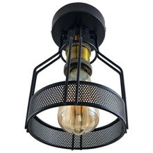 Load image into Gallery viewer, Vintage Industrial Flush Mount Ceiling Light Fitting Metal Bird Cage
