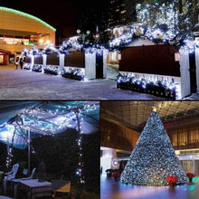 Load image into Gallery viewer, Planet Solar 100 LED White Outdoor String Solar Powered Fairy Lights
