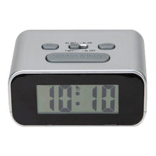 Load image into Gallery viewer, William Widdop Digital Alarm Clock With Led Lights - Silver
