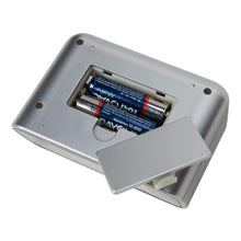 Load image into Gallery viewer, William Widdop Digital Alarm Clock With Led Lights - Silver
