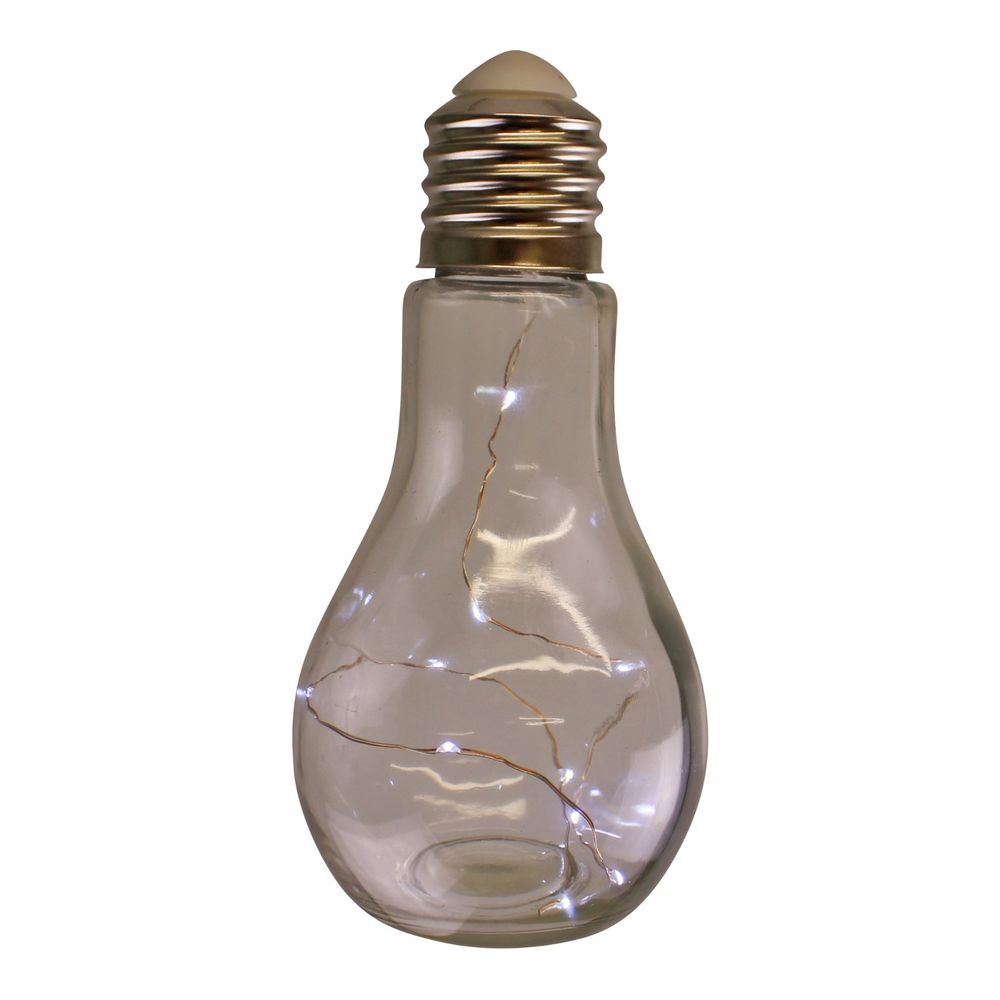 Ampoule en verre suspendue remplie de LED