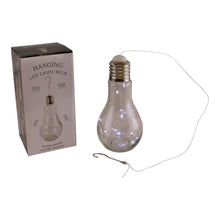 Load image into Gallery viewer, LED Filled Hanging Glass Lightbulb Light
