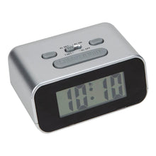 Load image into Gallery viewer, William Widdop Digital Alarm Clock With Led Lights - Silver
